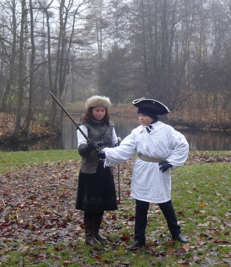 урок исторического фехтования