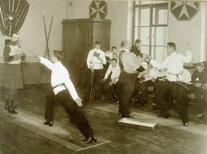 уроки фехтования, 19 век